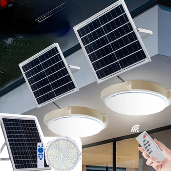 60W LED Solar laevalgusti Ripats Kerge Väljas Sise-Solar-Power Lamp Line Koridori Valgus Aia Kaunistamiseks