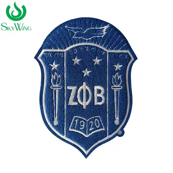 Suured kreeka Täht Zeta Phi Beta Sorority Crest Kilp Logo Šenill Tikandid Plaastrid Pluus ja Topp