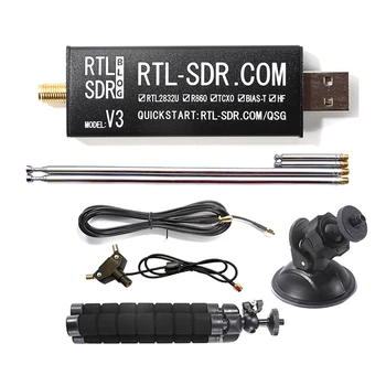 Jaoks RTL-SDR Blogi V3 R820T2 Uuendada R860T TCXO Tarkvara Raadio Vastuvõtja, Must-Raadio Vastuvõtja