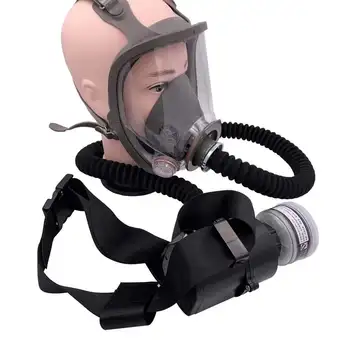 Töökoha Ohutuse Kaitsva Elektrilised Pideva Liikumise Suruõhu Toidetud Süsteemi Respiraatorit, Kogu Nägu Gaasi Mask Ja Lehvik Tarvik