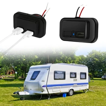 Dual USB Pesa Mootorratta Auto Veoauto ATV, Paat, Auto, Bussi Kõrge Kvaliteediga