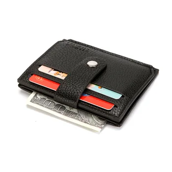 Uued Slim ID Credit Card Hoidja Raha Koti Tõmblukk Mündi Tasku Väike Rahakott meestele Kotis 3 Värvid