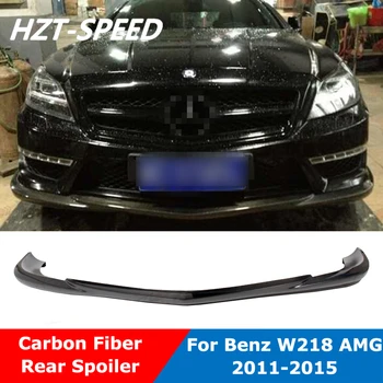 CS Stiilis Tõeline Carbon Fiber Materjalist, Ees Kühvel Huule Kaitseraud Lõug Jaoks Benz W218 CLS63 AMG Auto 2011-2015