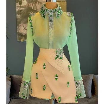 Araabia Lühike Seelik Ainult Kokteil Koju Kleidid Kohandatud Värvi Vintage-Line Tanssiaiset Kleit