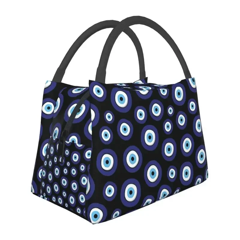 Personaliseeritud Custom kreeka Kurja Silma Mustriga Kotid Naiste Külmik Soe Soojustatud karbi Office Reisi lunchbag