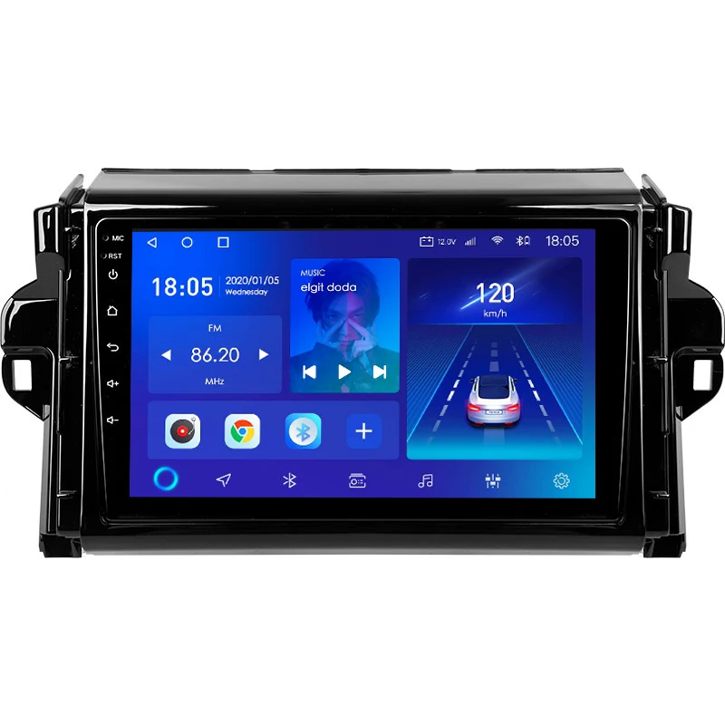 TS10 FYT7862 Toyota Fortuner 2 2015. - 2020. Aasta Auto Raadio Multimeedia Video Mängija Navigation stereo GPS Android Nr 2din 2 din dv