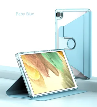 Case For Samsung Galaxy Tab S7 SM-T870 A7 lite SM-T220 S8 SM-X700 A8 10.5 2021 SM-X200 A7 SM-T500 360 Pöörlev Selge tagakaas