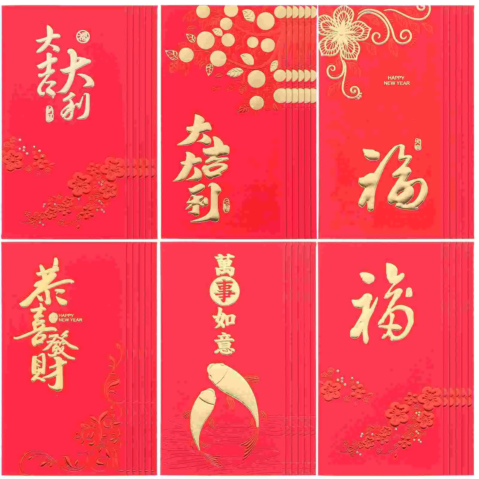 Kulla Värvi Hiina Kevadel Festival Punased Ümbrikud Hiina Raha Tasku Uue Aasta Õnnistus Raha Kotti Uue Aasta Kingitus